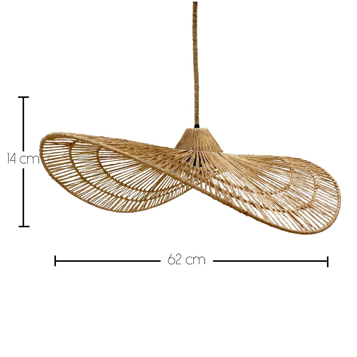 Lumisky - Abat jour naturel seul MARBELLA H14cm - Image 7