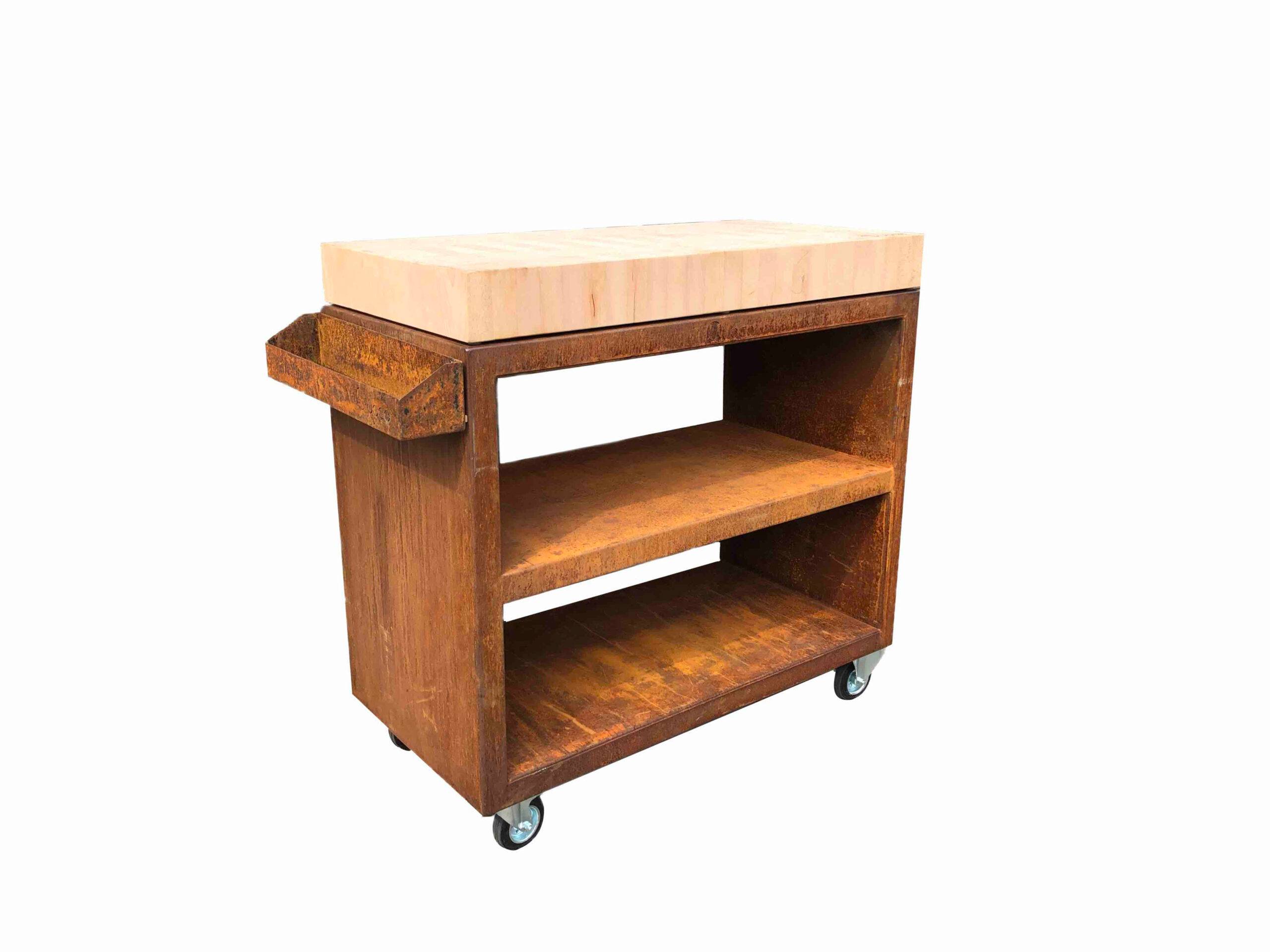 Rack Tavolo Large Pro Corten 100x50xh90 - Quoco - Image 1