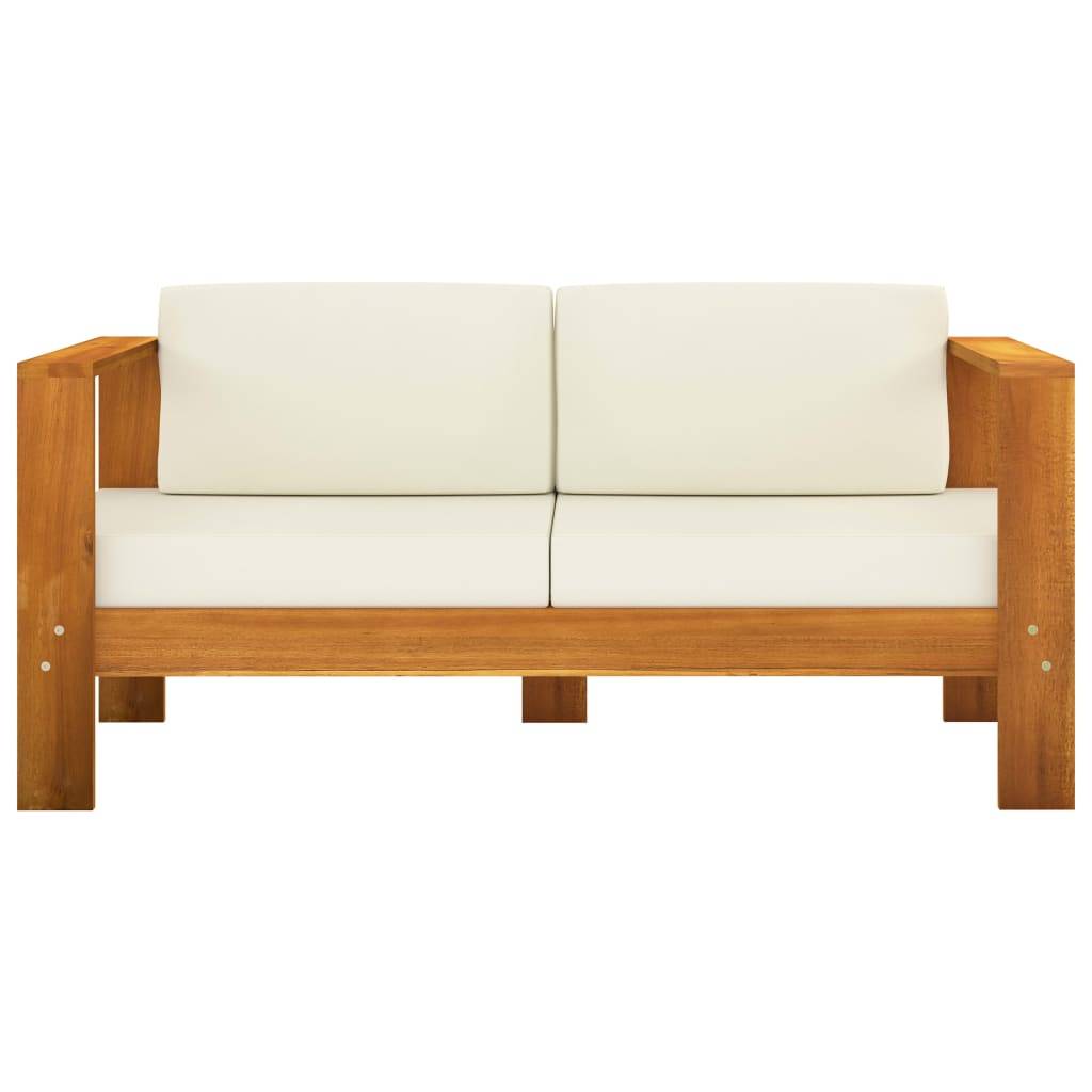 Vidaxl - Salon de jardin 8 pièces avec coussins 100 x 60 cm Bois d'acacia vidaXL 3057939 - Image 8