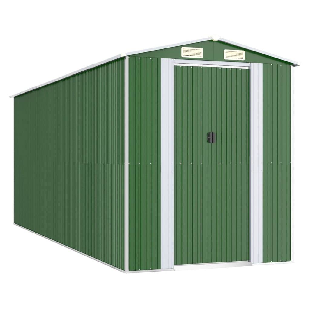 Vidaxl - Abri de jardin Vert 192x523x223 cm Métal galvanisé 10m² vidaXL 3147431 - Image 2