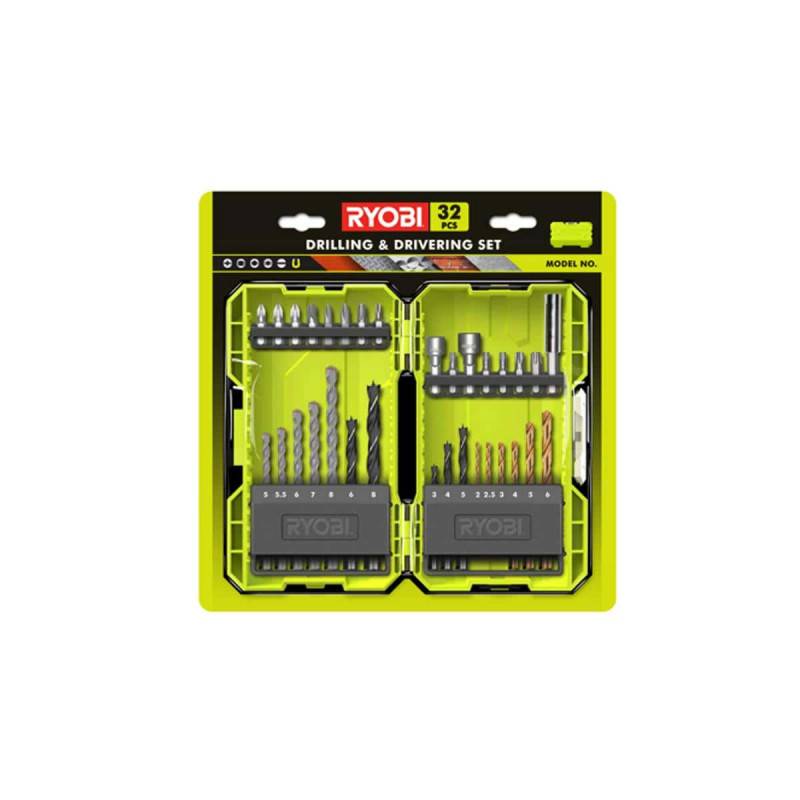 Ryobi - Pack RYOBI Perceuse à percussion RPD1010K - 1010W - Coffret 32 accessoires - RAK32DDMIX - Image 6