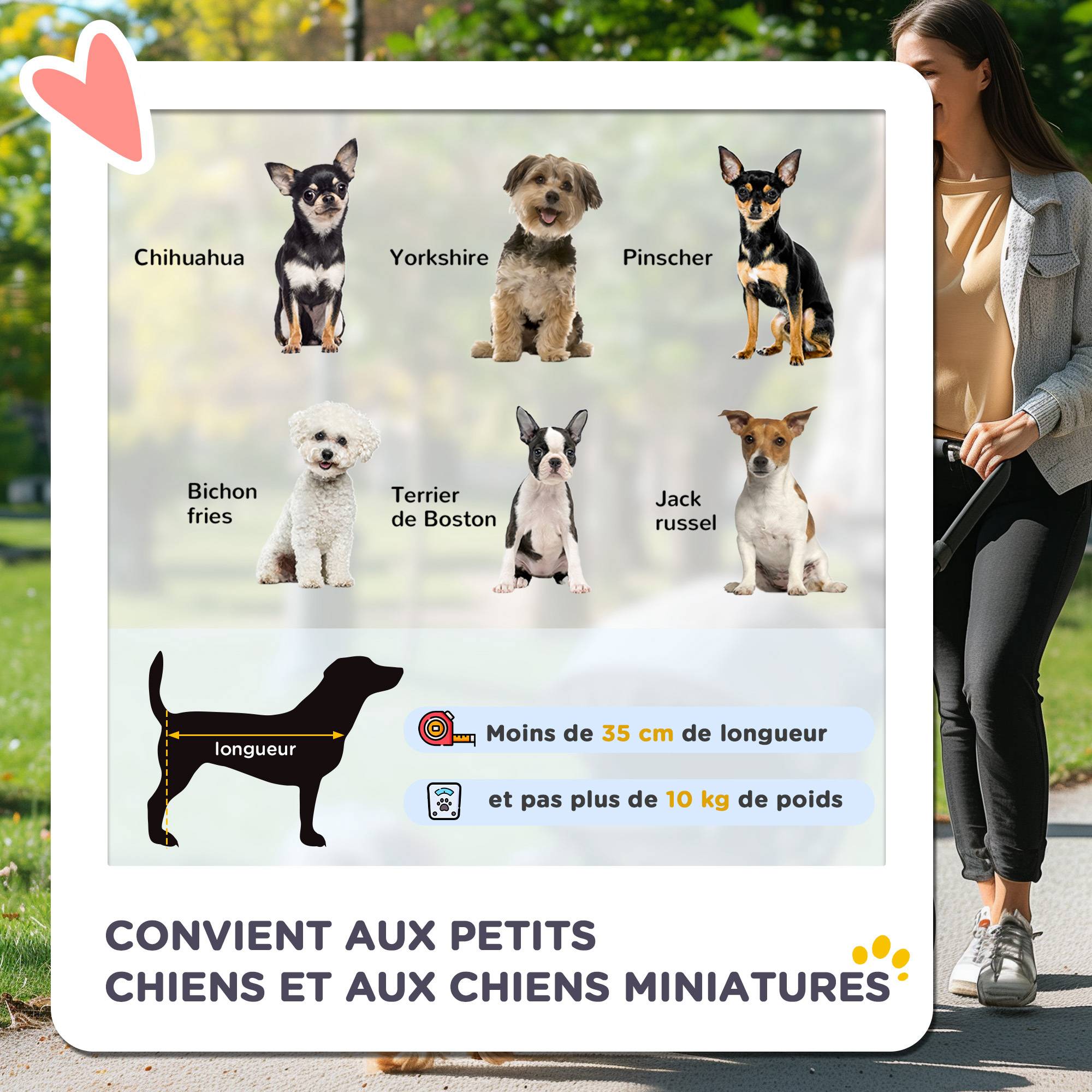 Poussette pliable animaux, porte-gobelet, panier, roues frein, Oxford acier, 75x45x97 cm, gris. - Image 6
