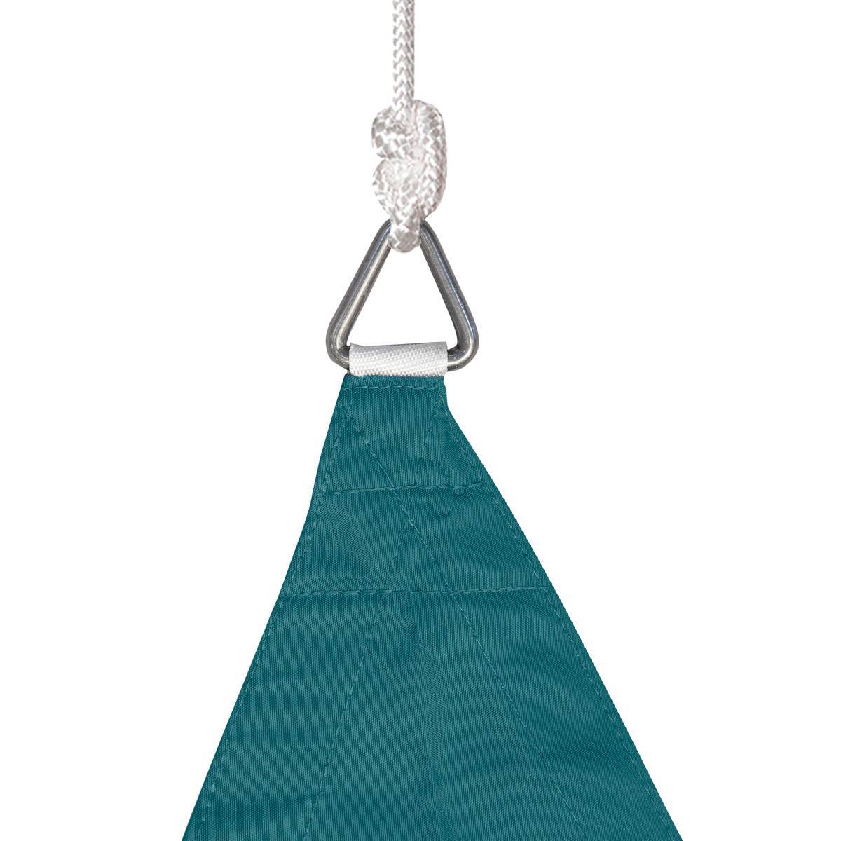Hesperide - Voile d'ombrage triangulaire "Shae" bleu canard 4x4x4m en polyester Hespéride - Image 3