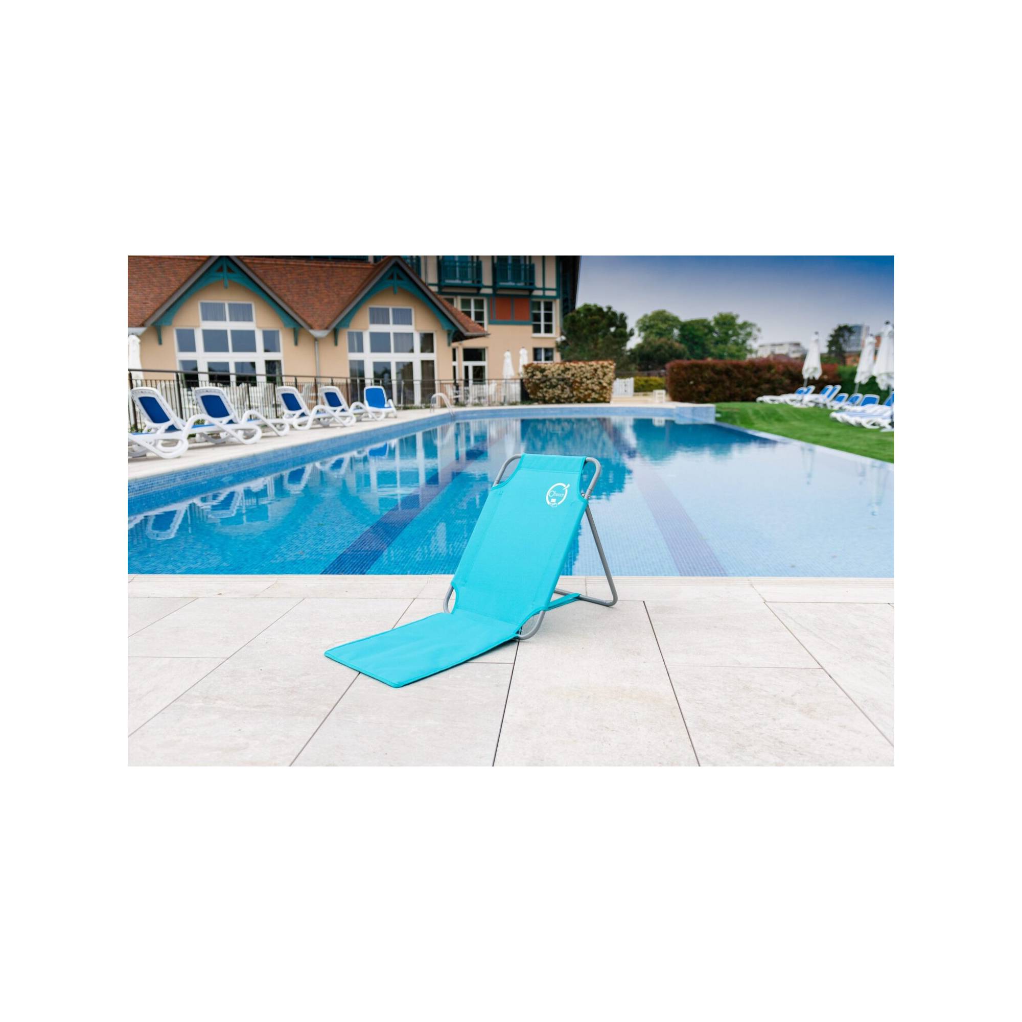 Lot de 2 chaises dossiers de plage pliables - O'Beach - Dimensions : 45 x 163  x 44 cm - Image 2