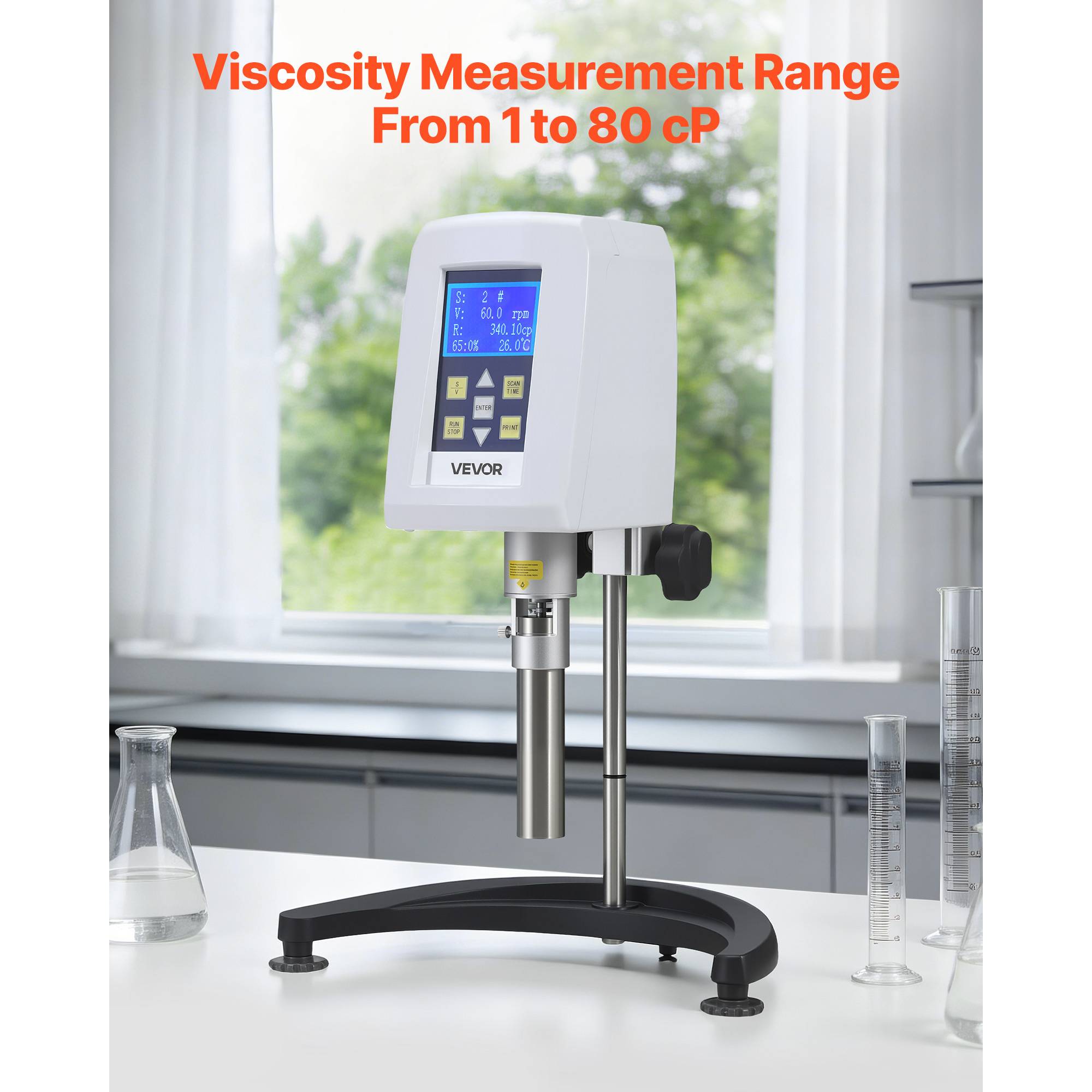 Vevor - Vevor Broche Pour Viscosimètre Rotatif 1–80 Cp N° 0 Pour Faible Viscosité - Image 2