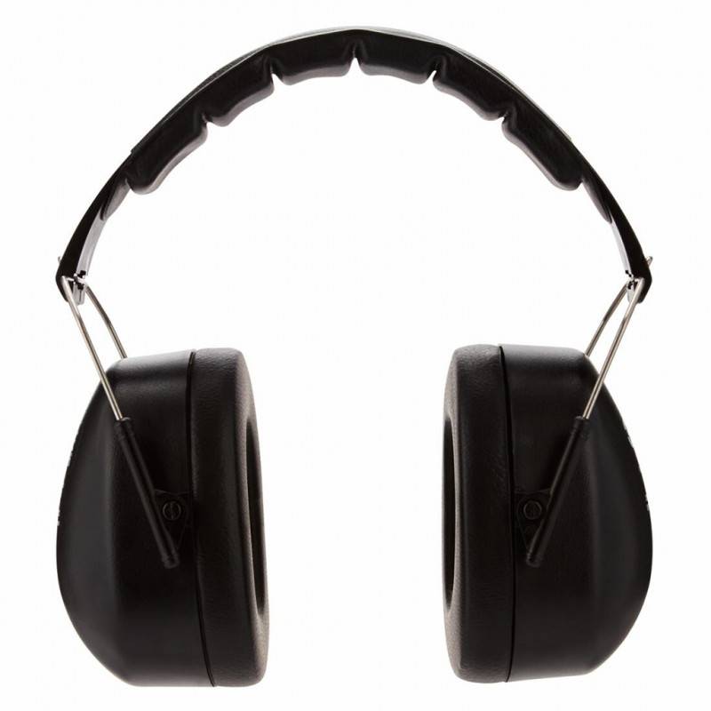 3M Casque anti-bruit avec serre-tête pliable 90563E, SNR 30 dB, noir - Image 2