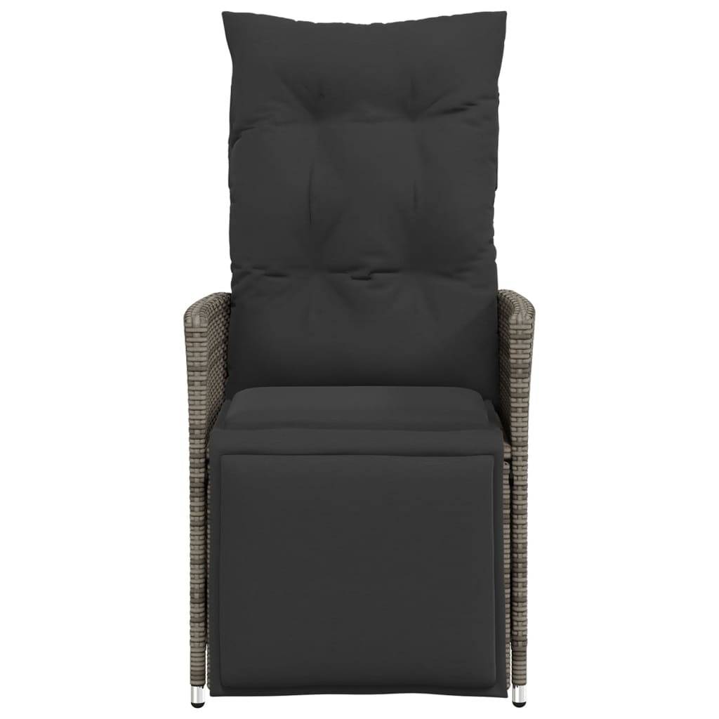 Chaise bois composite 2 places rotin gris  56 x 59 x 92 cm  - Prolenta premium  p3136.4 - Image 4