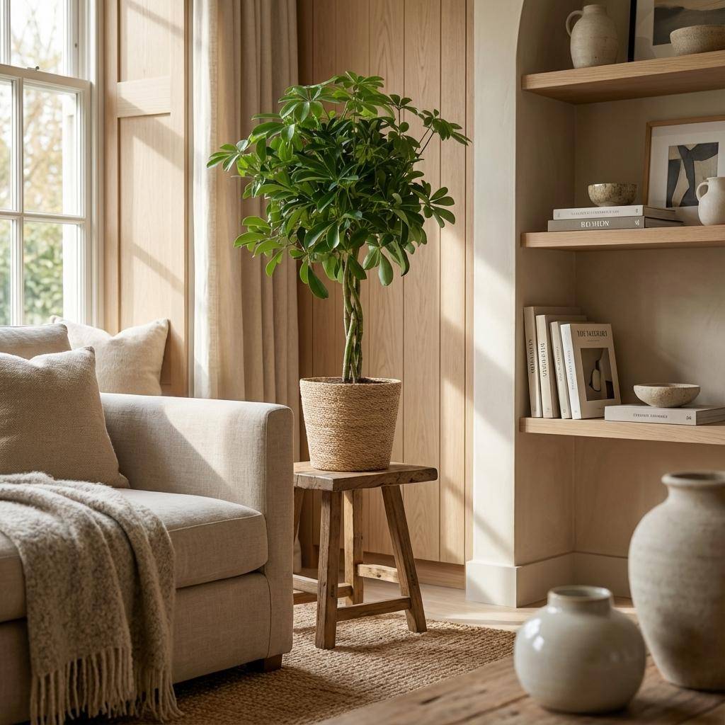 Schefflera Arab Nora - Pot de 21cm - Hauteur 70cm - Panier - Plantes d'intérieur - Image 2