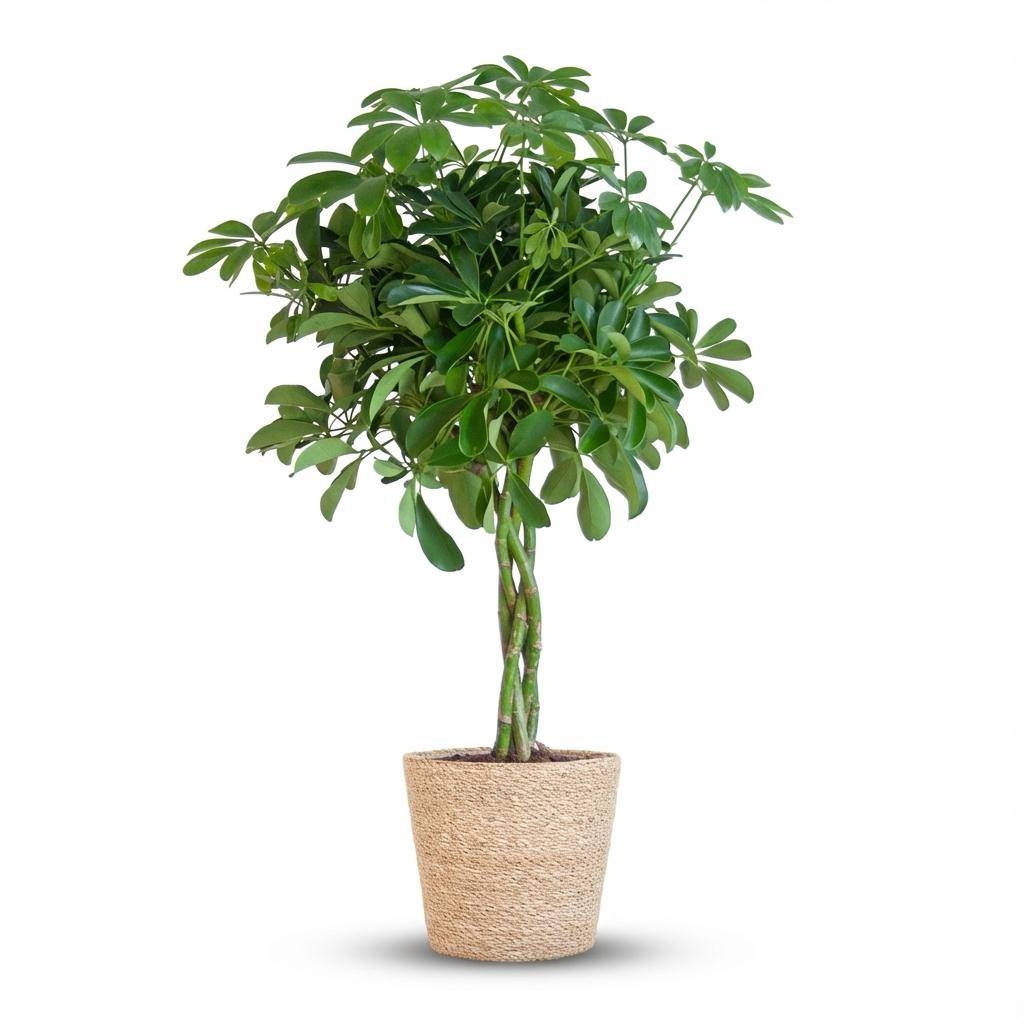 Schefflera Arab Nora - Pot de 21cm - Hauteur 70cm - Panier - Plantes d'intérieur - Image 1