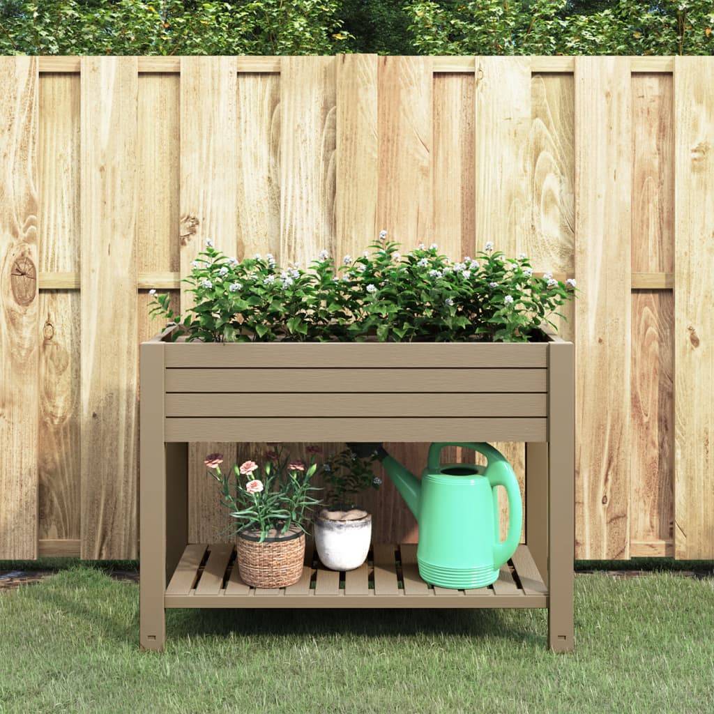 Vidaxl - Lit surélevé de jardin marron clair 110x45x79 cm polypropylène vidaXL 364176 - Image 1