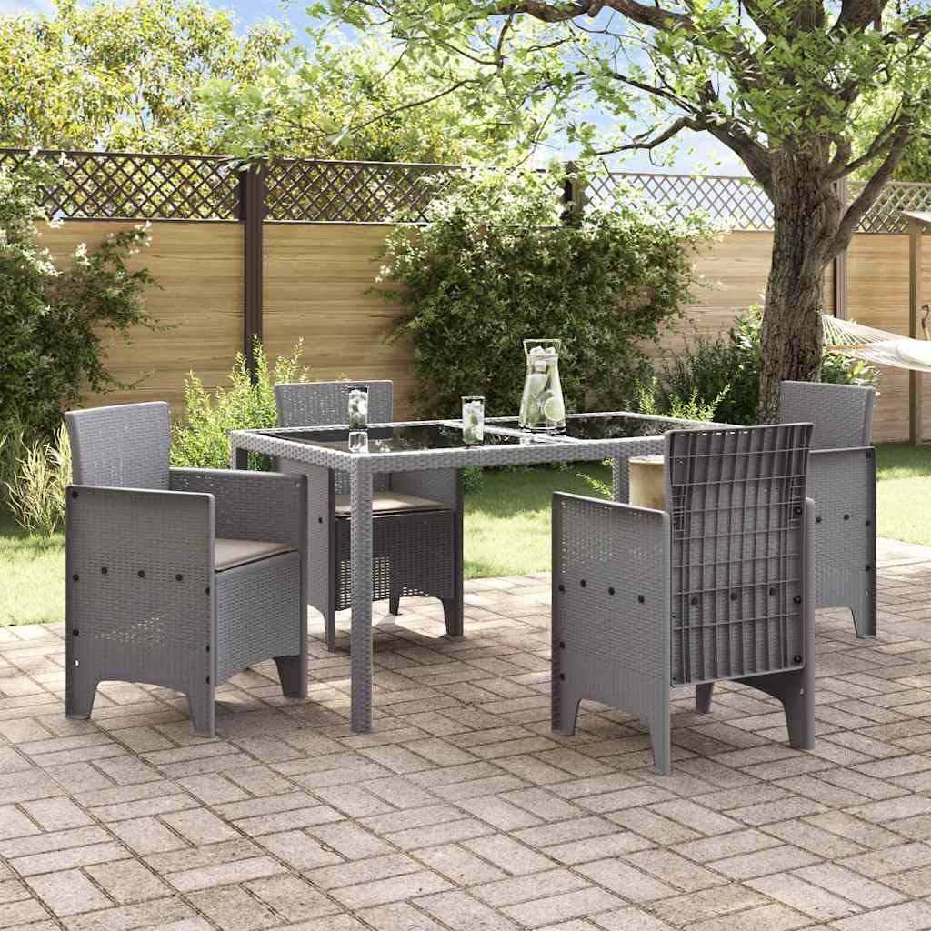 PANGIVO - Chaise de jardin polypropylène gris clairs 53 x 49 x 85 cm, Poids :24.7kg - PANGIVO - Image 3