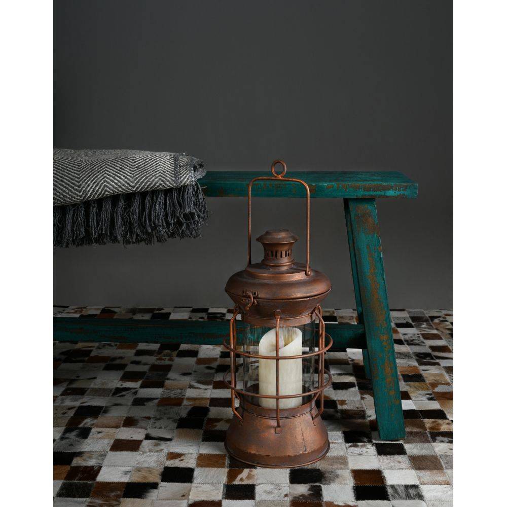 Aubry Gaspard - Tapis en peau de vache véritable Patchwork - Image 3