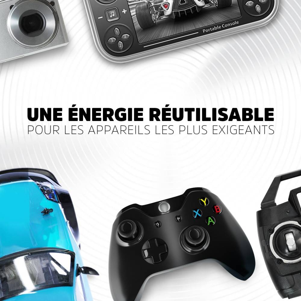 Energizer - Lot de 4 piles rechargeable aa Extreme, 2300 mAh, ENERGIZER - Image 4