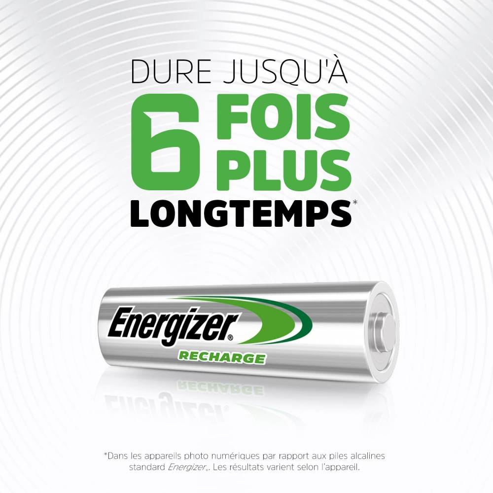 Energizer - Lot de 4 piles rechargeable aa Extreme, 2300 mAh, ENERGIZER - Image 3