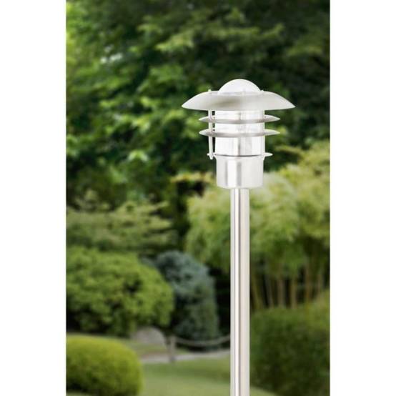 Brilliant - Potelet extérieur TERRENCE H90cm - BRILLIANT - Acier - 1 ampoule E27 requise - Image 1