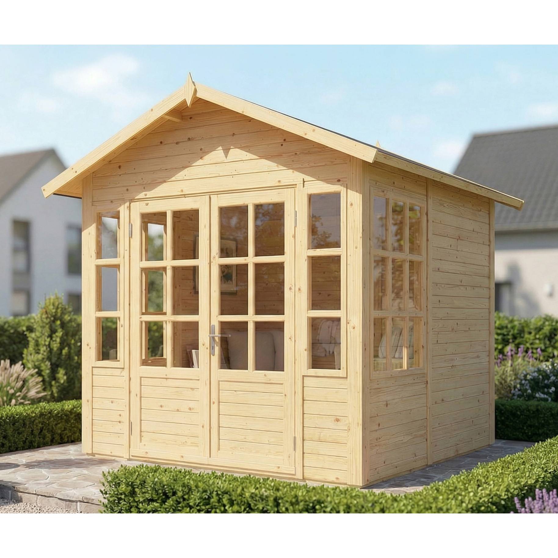 Abri de jardin 5,3m² Bertilo Teahouse 19mm avec plancher - Image 1