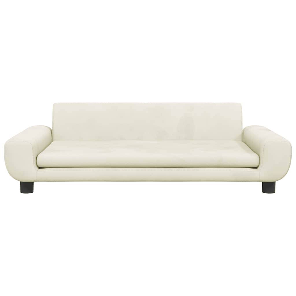 Vidaxl - Lit pour chien crème 100x54x33 cm velours vidaXL 171987 - Image 4