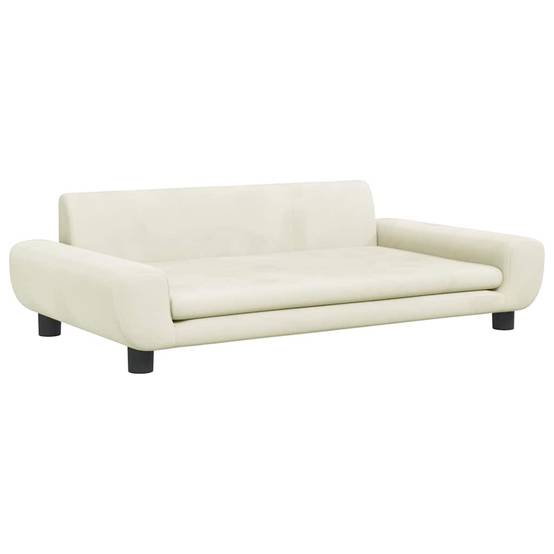 Vidaxl - Lit pour chien crème 100x54x33 cm velours vidaXL 171987 - Image 2