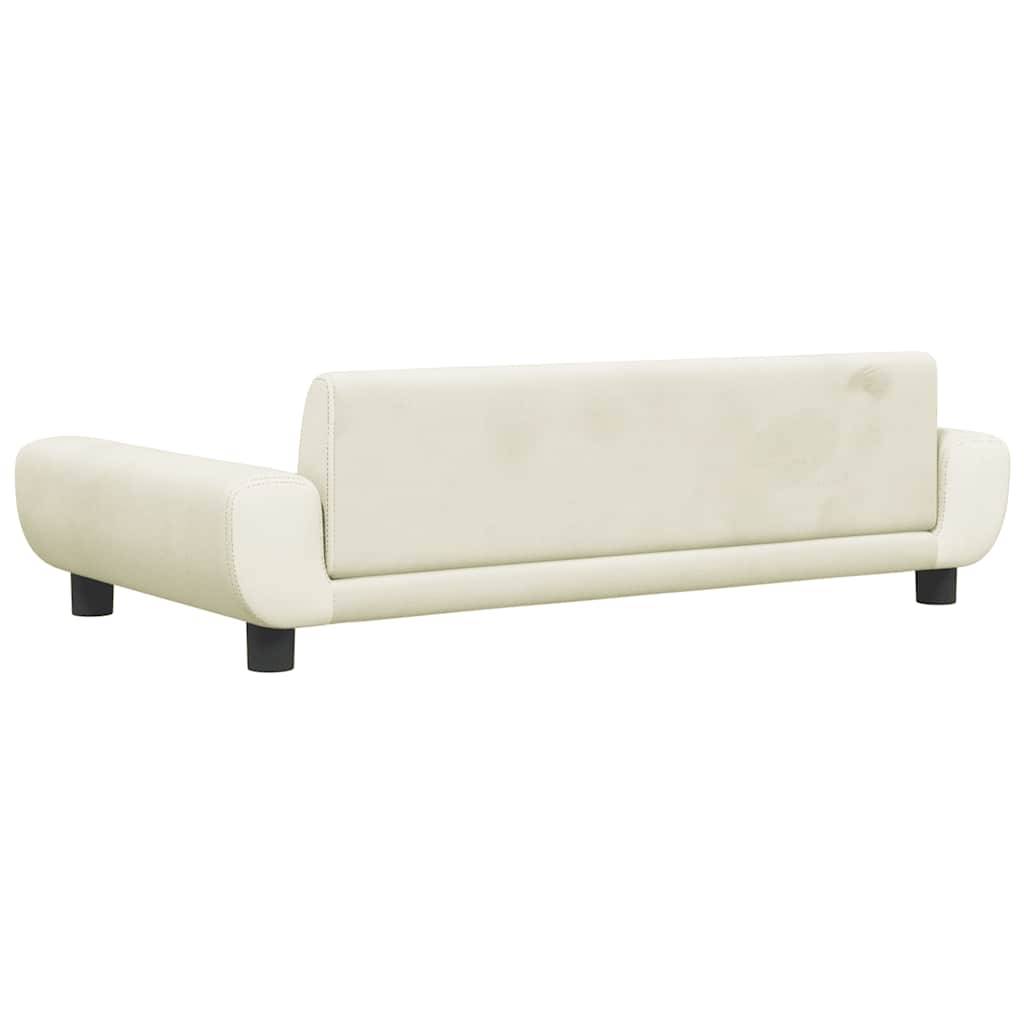 Vidaxl - Lit pour chien crème 100x54x33 cm velours vidaXL 171987 - Image 6