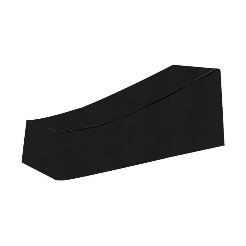 IntiMeg - Housse pour Chaise Longue de Jardin, Imperméable, Coupe-Vent, Robuste Housse de Protection Bain de Soleil, Transat (210x75x40/80cm) - Noir IntiMeg