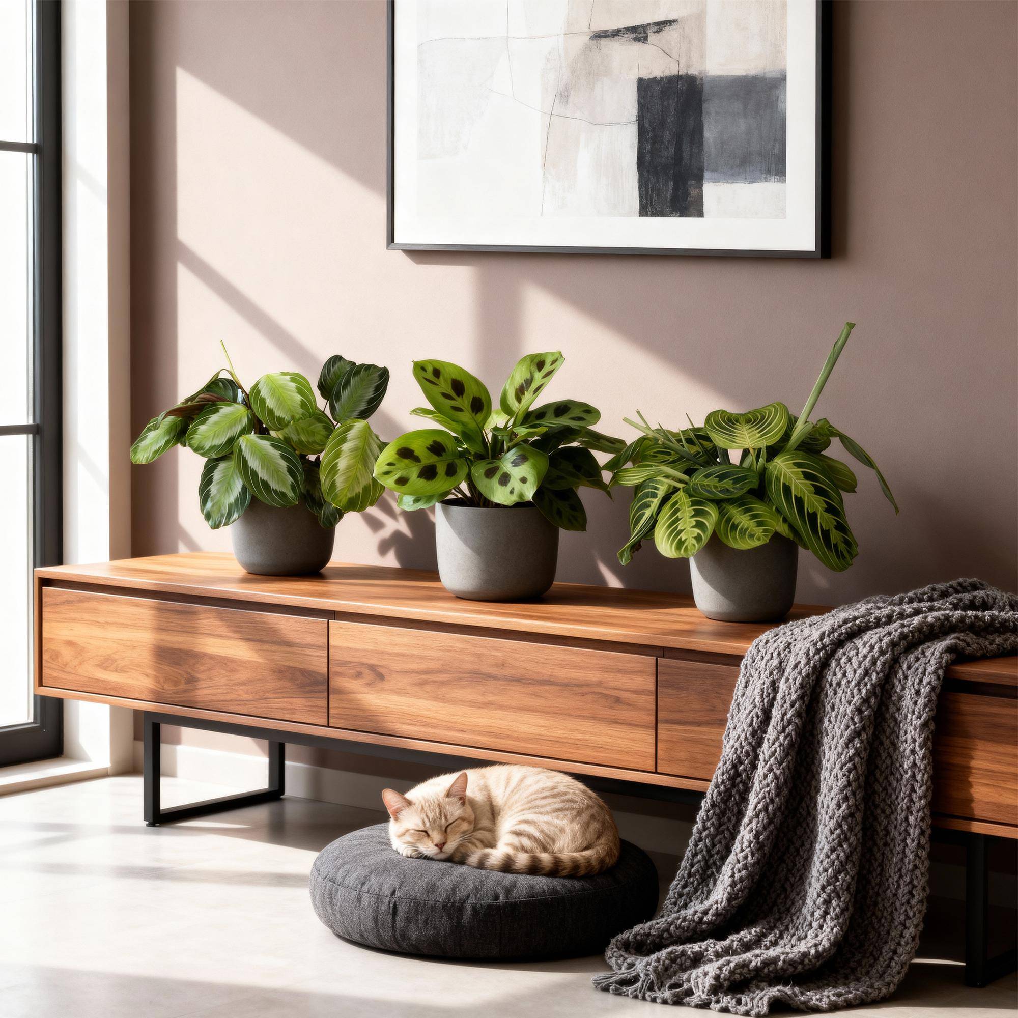 Trio de Maranta - H35cm - Image 1