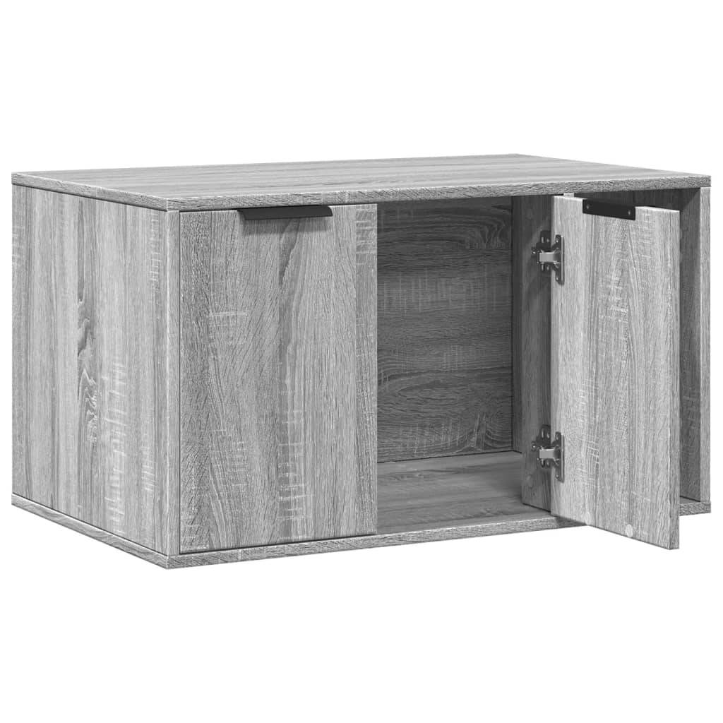 Vidaxl - Meuble de bac à litière pour chat sonoma gris bois d'ingénierie vidaXL 857738 - Image 5