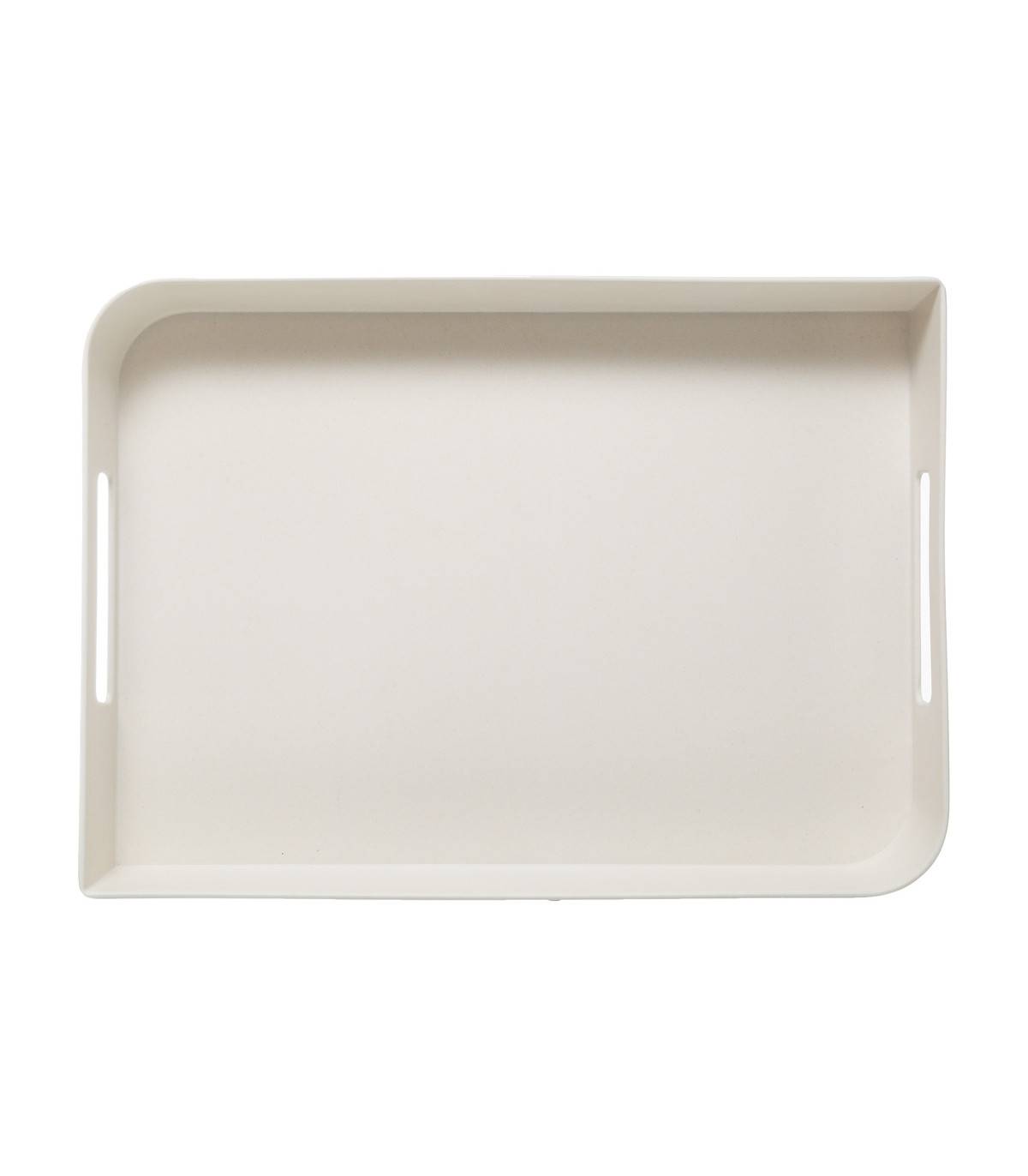 Plateau en Mélamine 35 x 25 cm Blanc - Image 2