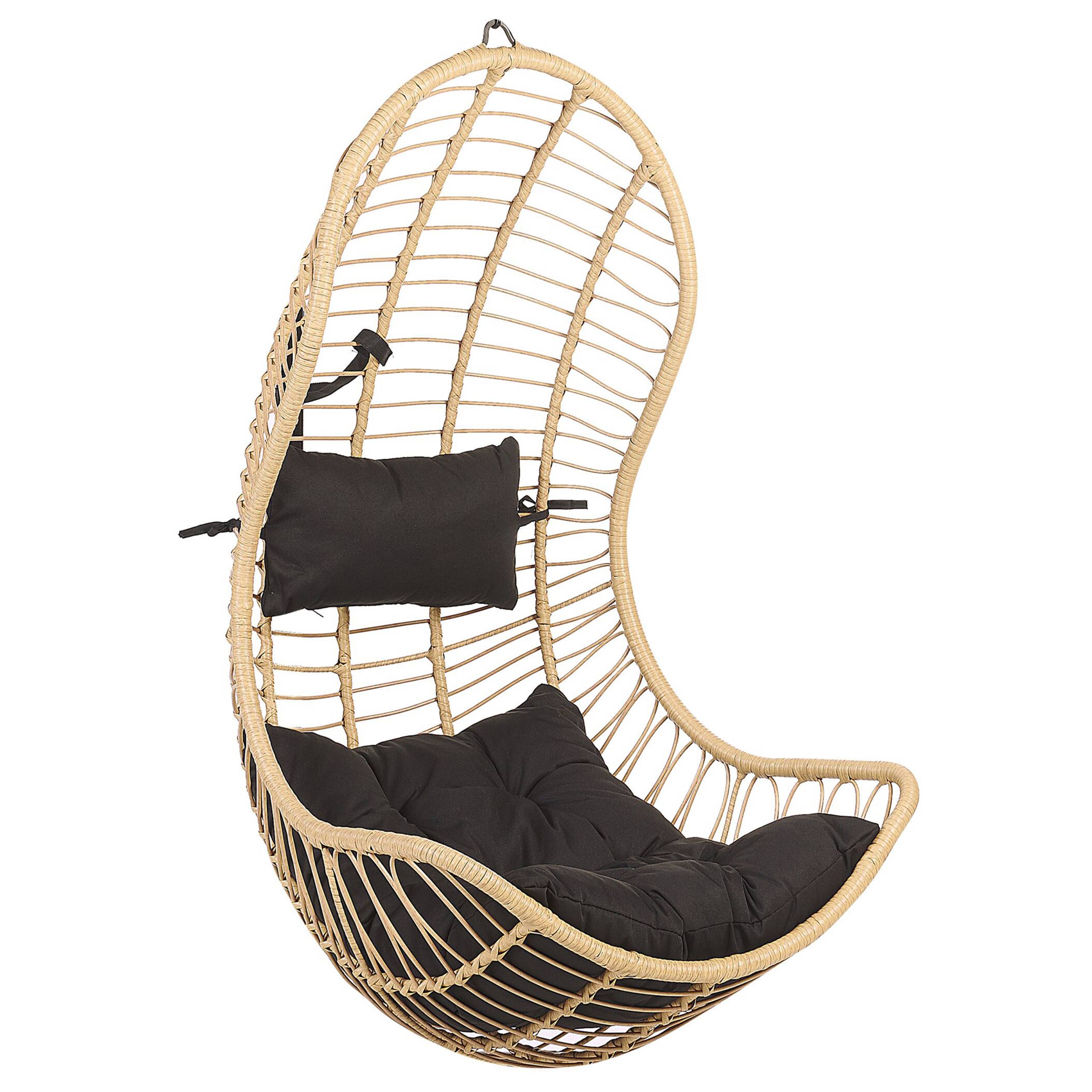 Beliani - Chaise porte-à-faux Polyrotin Naturel PINETO - 80x97x199- Beliani - Image 4