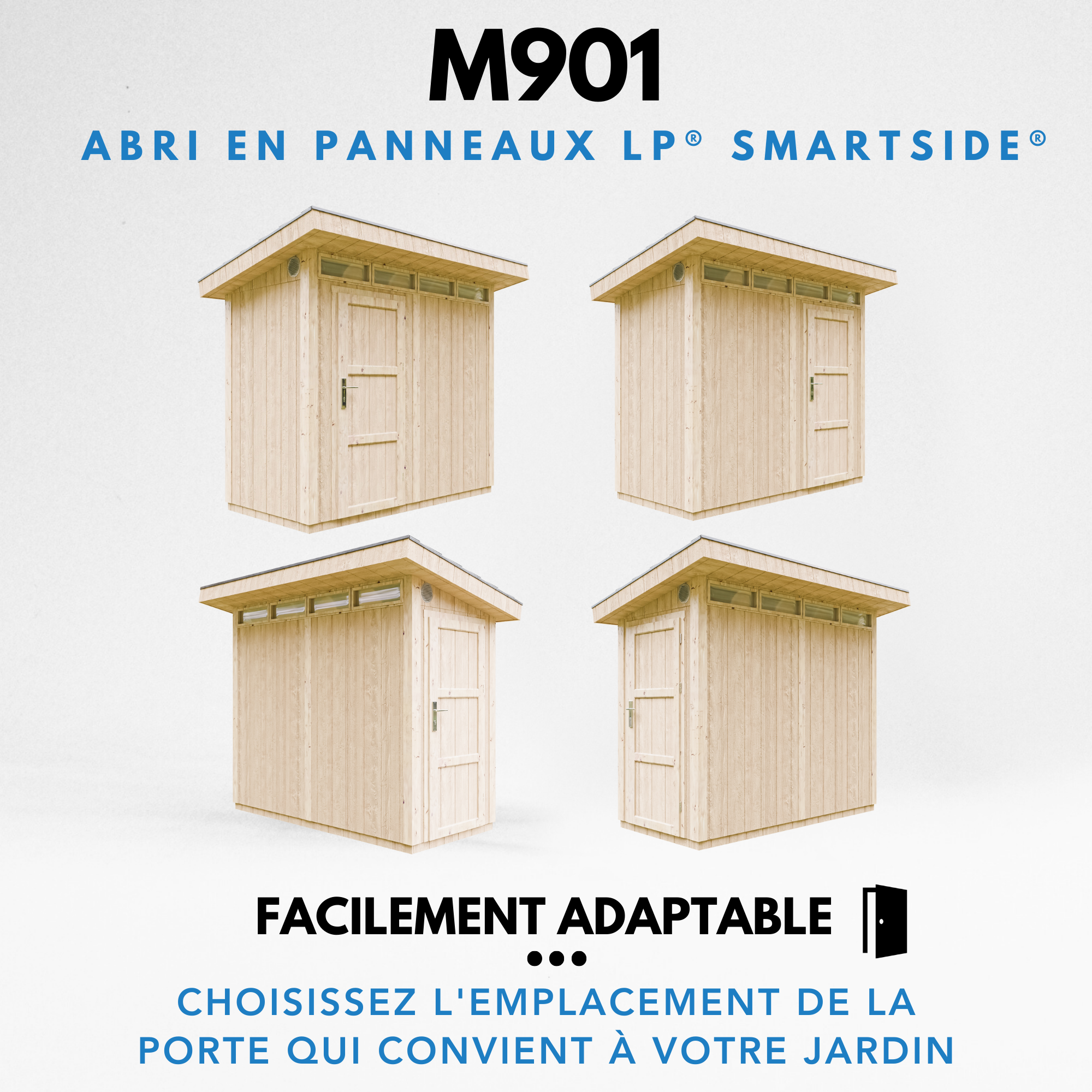 Timbela - Abri de Jardin Qualité Premium 3m² / L161xL294cm - Kit tout compris avec sol, tuiles bitumineuses, set de peinture - Timbela M901 - Image 10