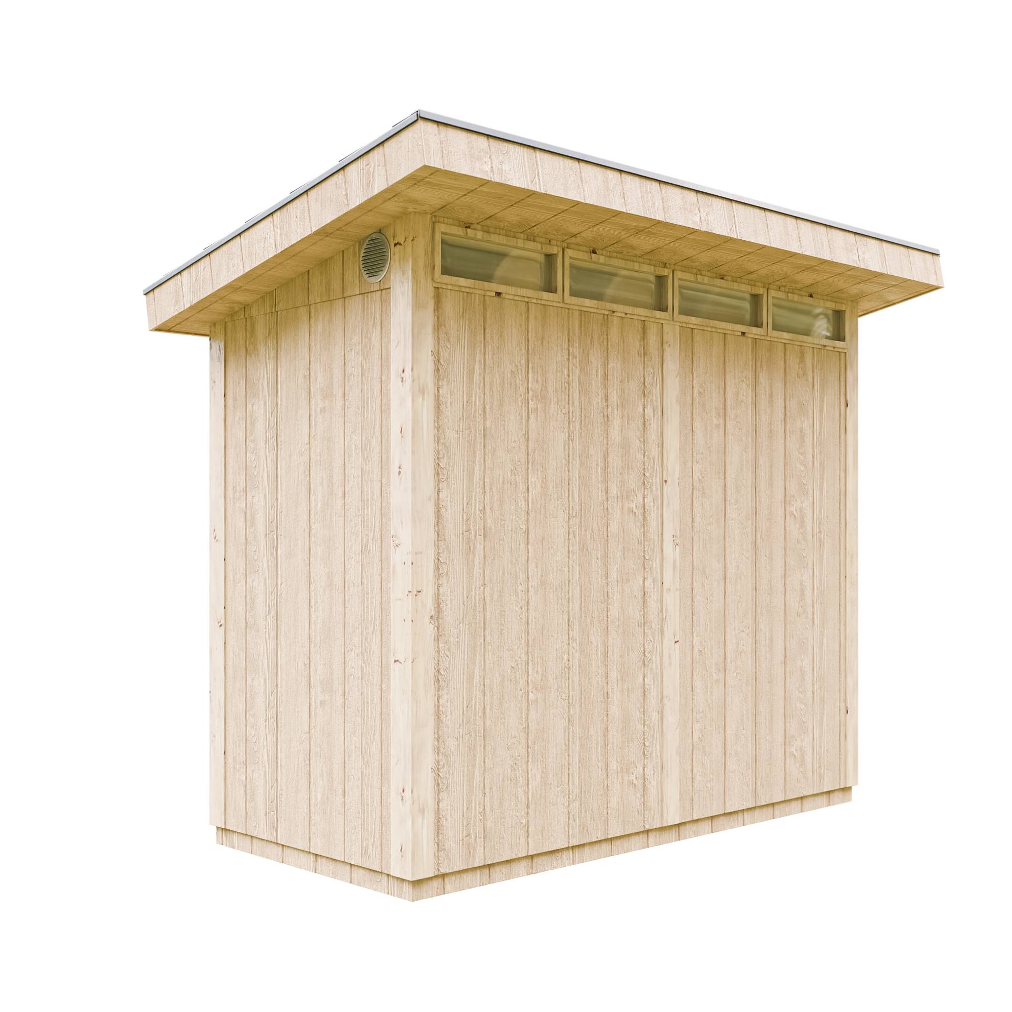 Timbela - Abri de Jardin Qualité Premium 3m² / L161xL294cm - Kit tout compris avec sol, tuiles bitumineuses, set de peinture - Timbela M901 - Image 2