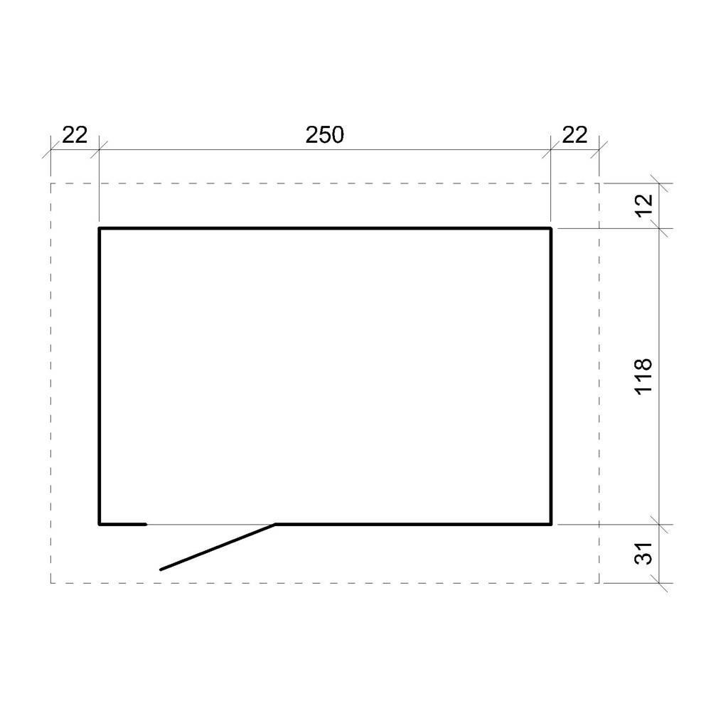 Timbela - Abri de Jardin Qualité Premium 3m² / L161xL294cm - Kit tout compris avec sol, tuiles bitumineuses, set de peinture - Timbela M901 - Image 7