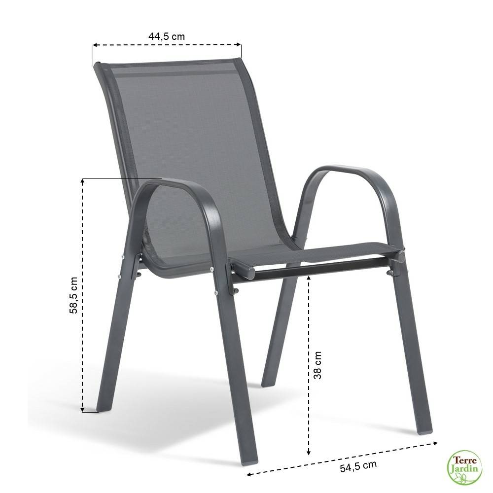 Table de jardin extensible en verre avec 4 chaises - Image 9