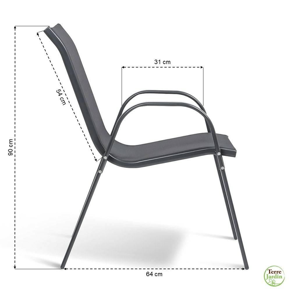Table de jardin extensible en verre avec 4 chaises - Image 10