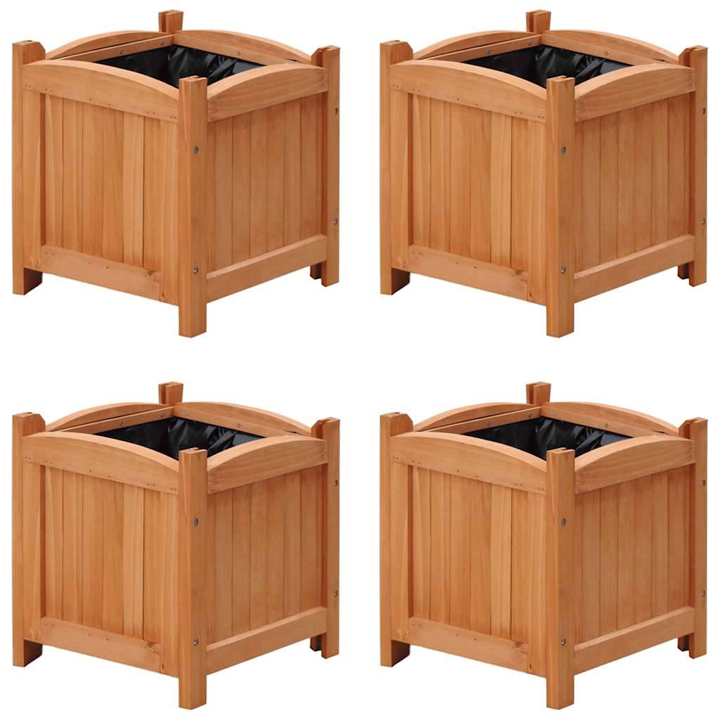 Jardinière | Lits surélevés 4 pcs 30 x 30 x 30 cm - Image 2