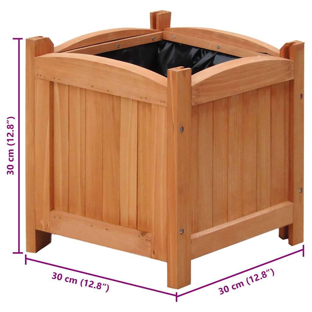 Jardinière | Lits surélevés 4 pcs 30 x 30 x 30 cm - Image 5