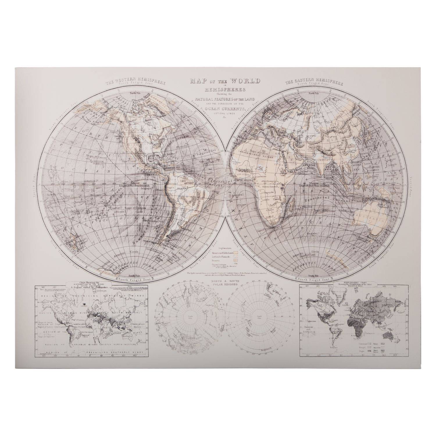 Tableau Toile murale imprimée Monde 58 x 78 cm - Image 2