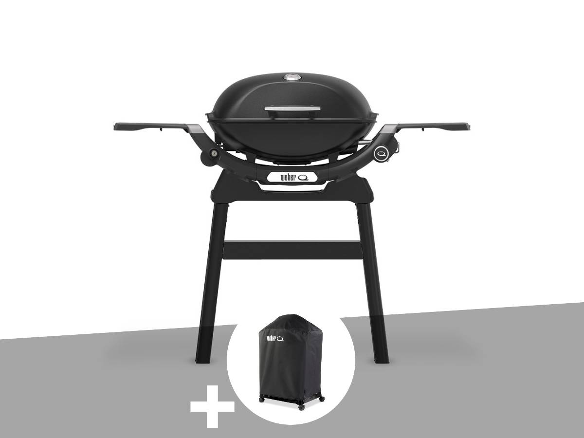 Weber - Barbecue à gaz Q 2200N noir avec pied + Housse - Weber - Image 1