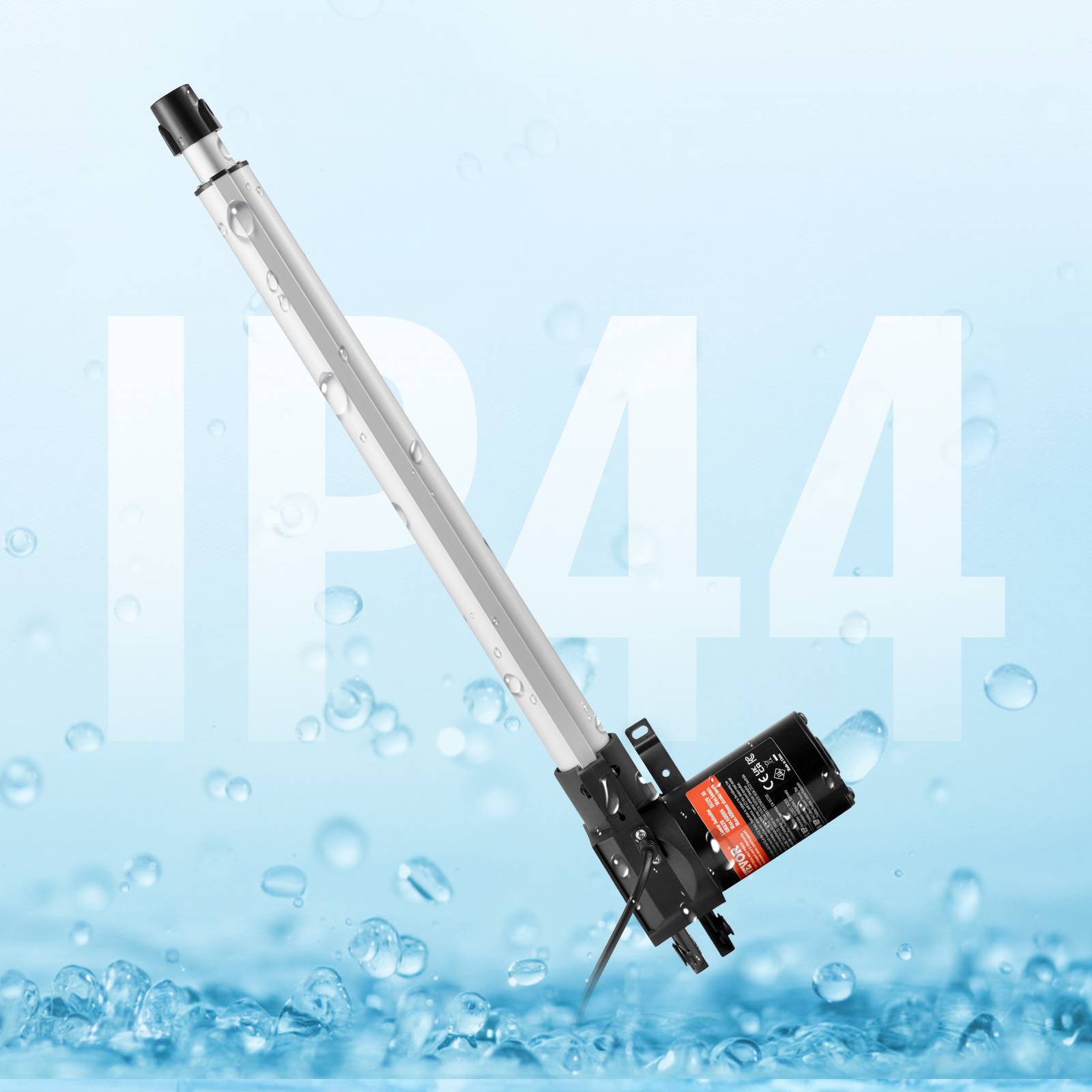 VEVOR Actionneur linéaire 12V 400mm 6000N 5mm/s, IP44, pour portes électriques, machines industrielles, navires. - Image 8