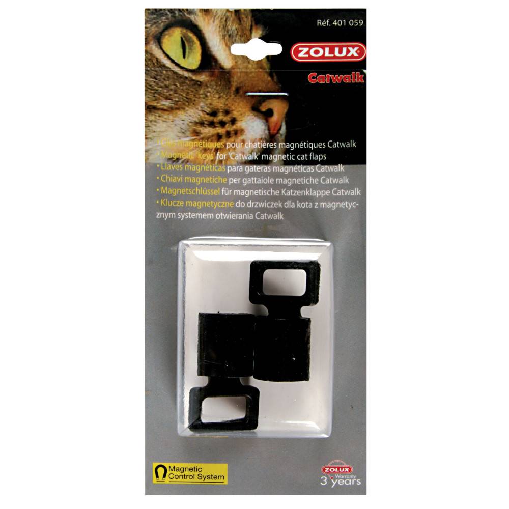 Zolux - 2 Clefs magnétique pour chatière CATWALK - Image 2