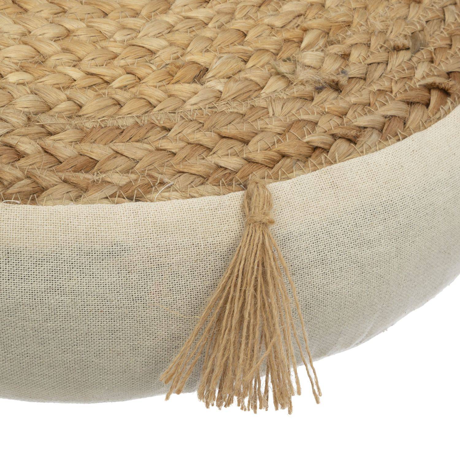 Coussin de sol design jute Rituality - Diam. 38 m - Beige - Atmosphera - Image 4