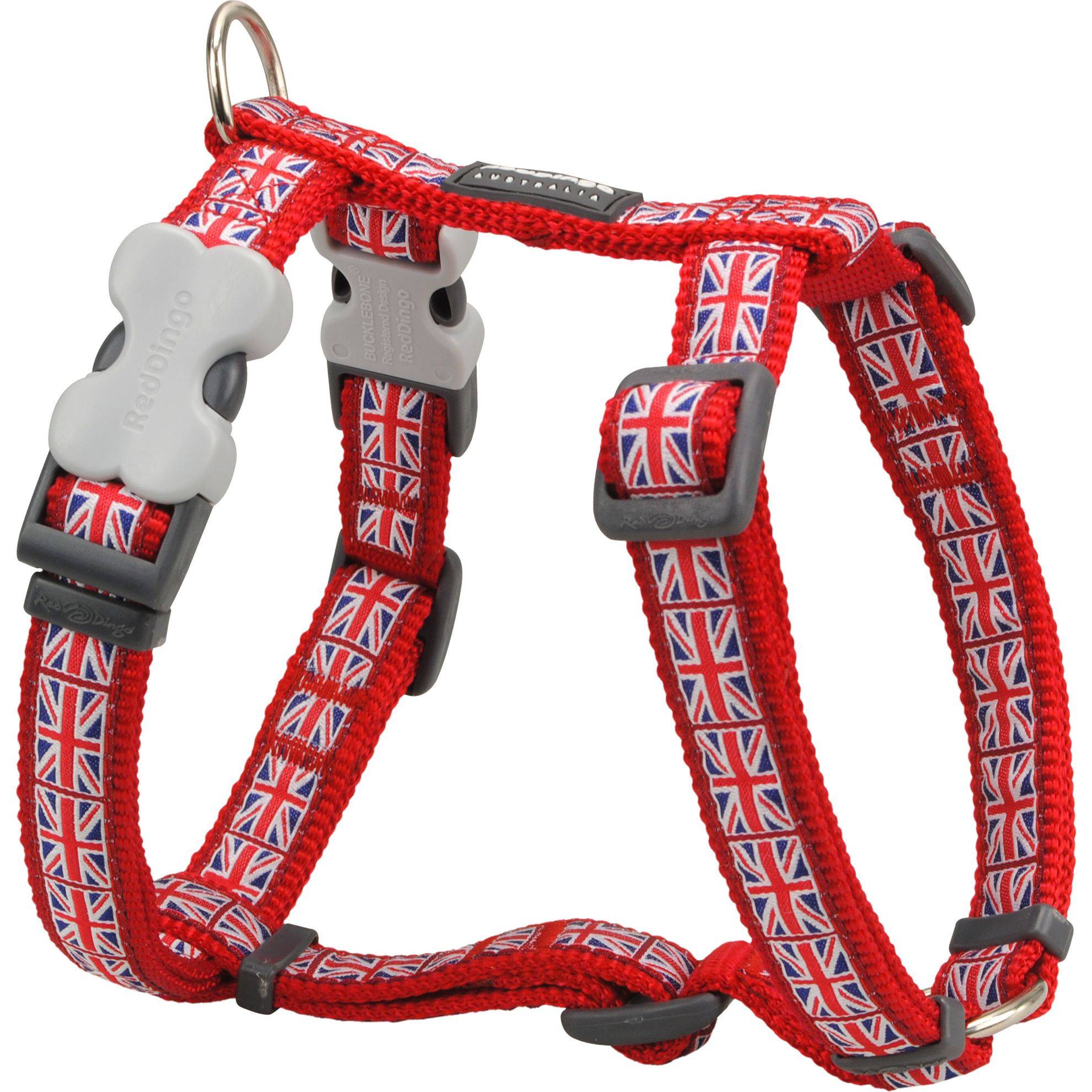 Harnais chien Red Dingo Fantaisie "Union Jack" Taille : T1 RED DINGO