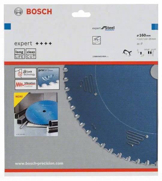 Lame de scie circulaire pour l'acier 355 x 25,4 x 2,2mm 80 dents - BOSCH EXPERT - 2608643062 - Image 2