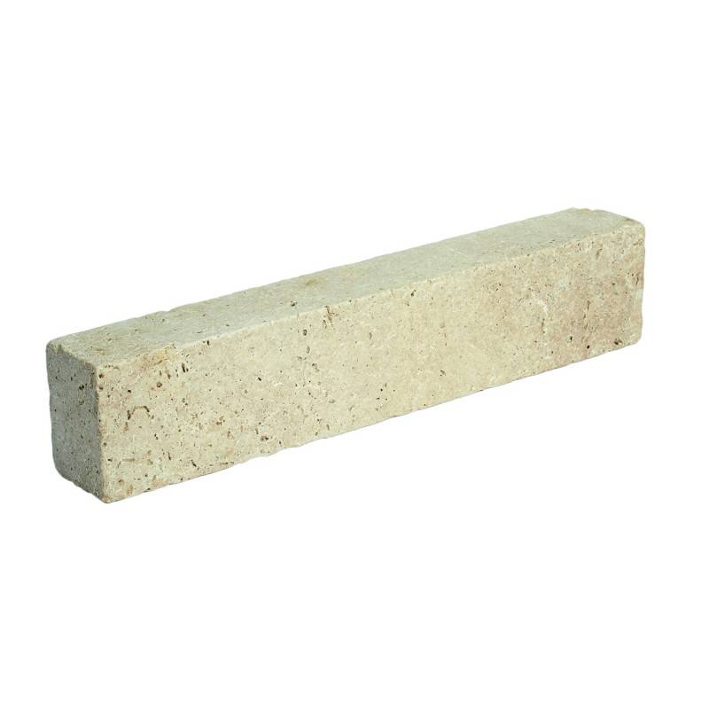 Jardinex - Bordure de jardin travertin 30 x 10 x 10 cm - Beige (Lot de 1) - Jardinex - Image 1