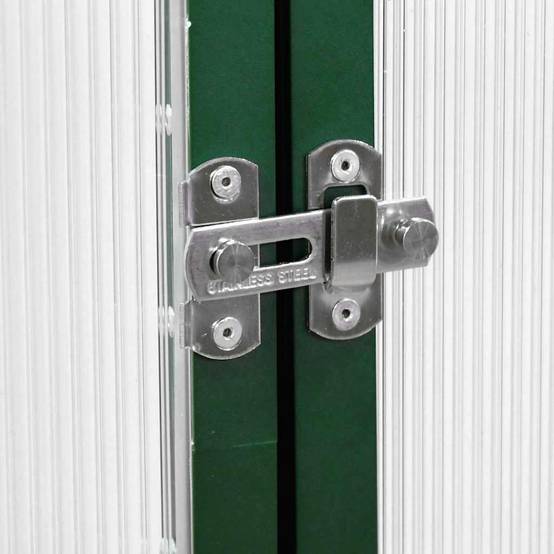 Serre aluminium et polycarbonate vert 445 x 169 x 195 cm - PANGIVO - Image 7