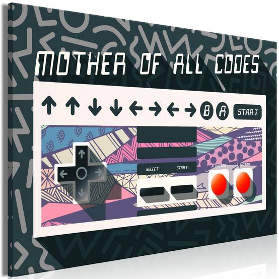 Tableau Imprimé "Mother of All Codes Wide" 80 x 120 cm - Image 1