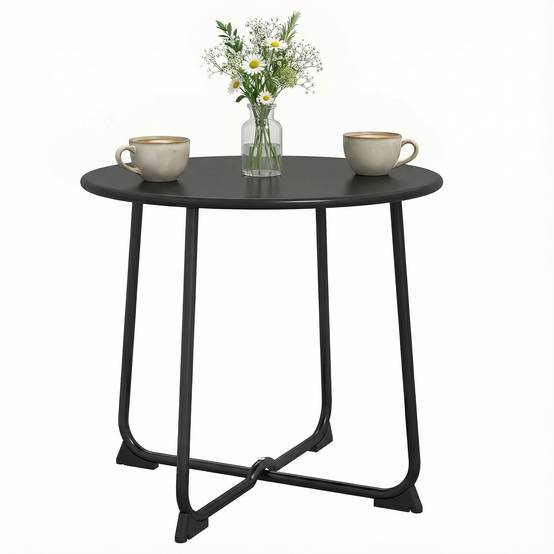 PANGIVO - Table basse de jardin métal noir 50 x 50 x 45.5 cm - PANGIVO - Image 1