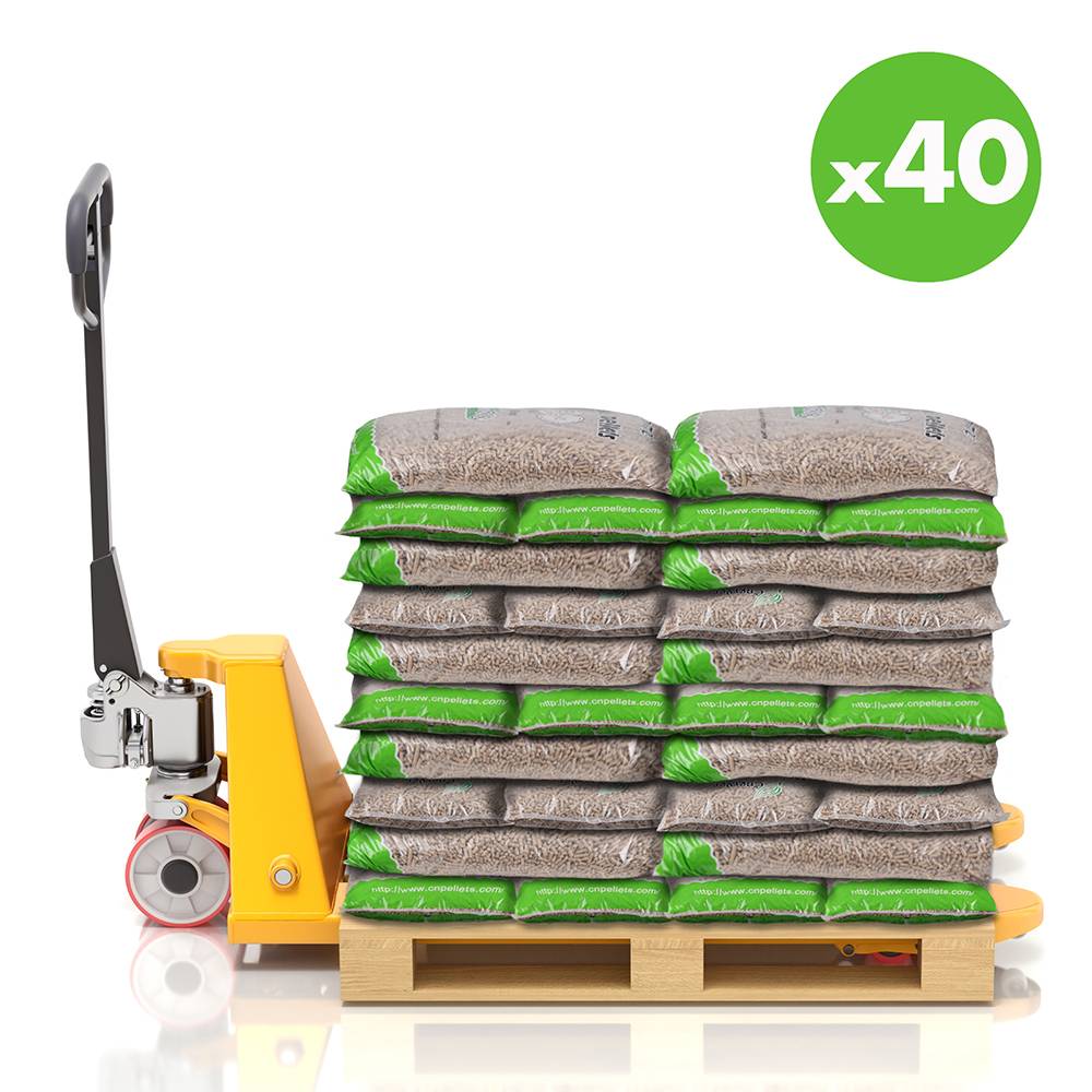 WOOD PELLETS - Granulés de bois sac 15 KG - X40 Sacs - 600KG - Image 2