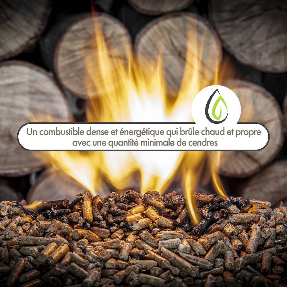 WOOD PELLETS - Granulés de bois sac 15 KG - X40 Sacs - 600KG - Image 6