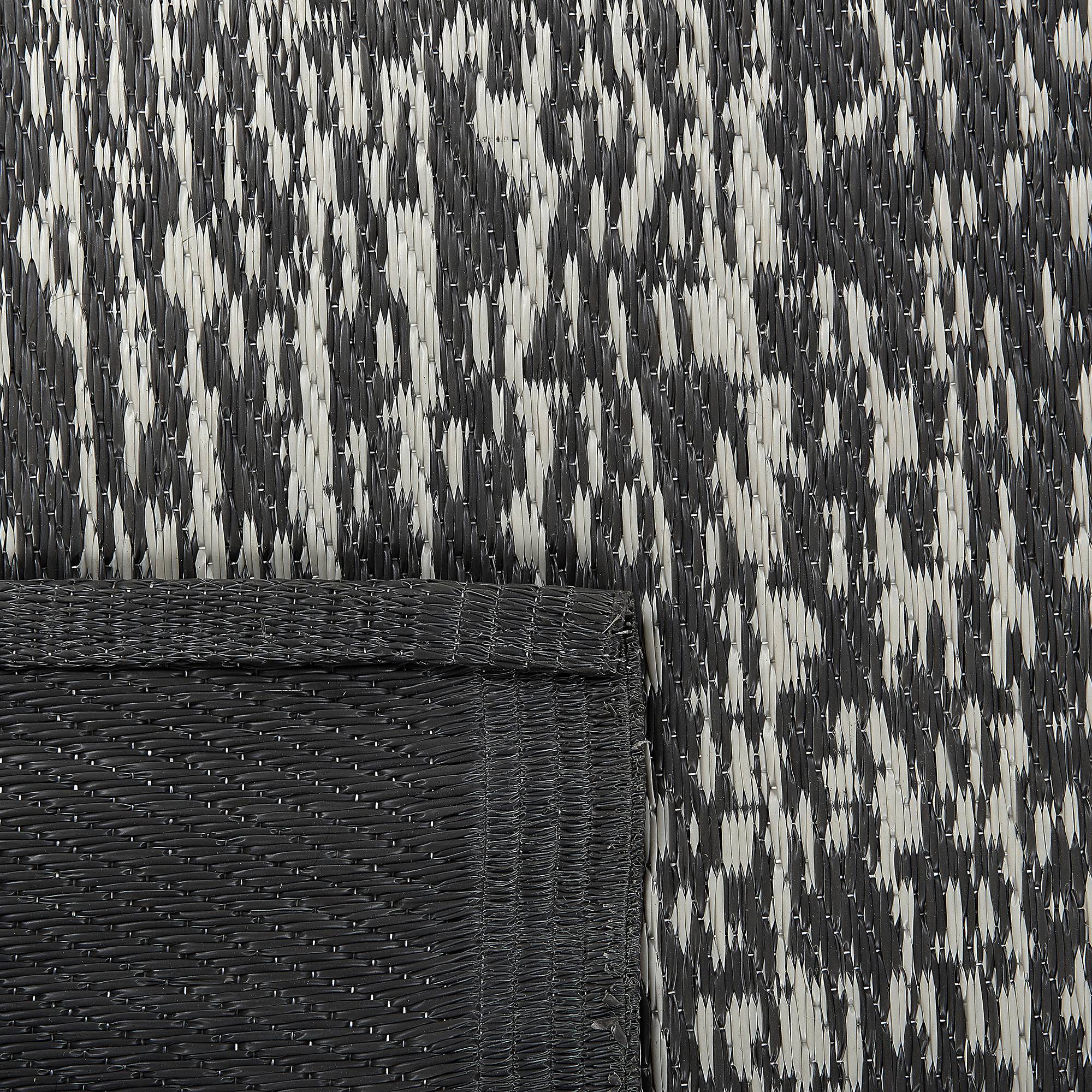 Beliani - Tapis d'extérieur Polypropylène Noir BALLARI - Beliani - Image 5