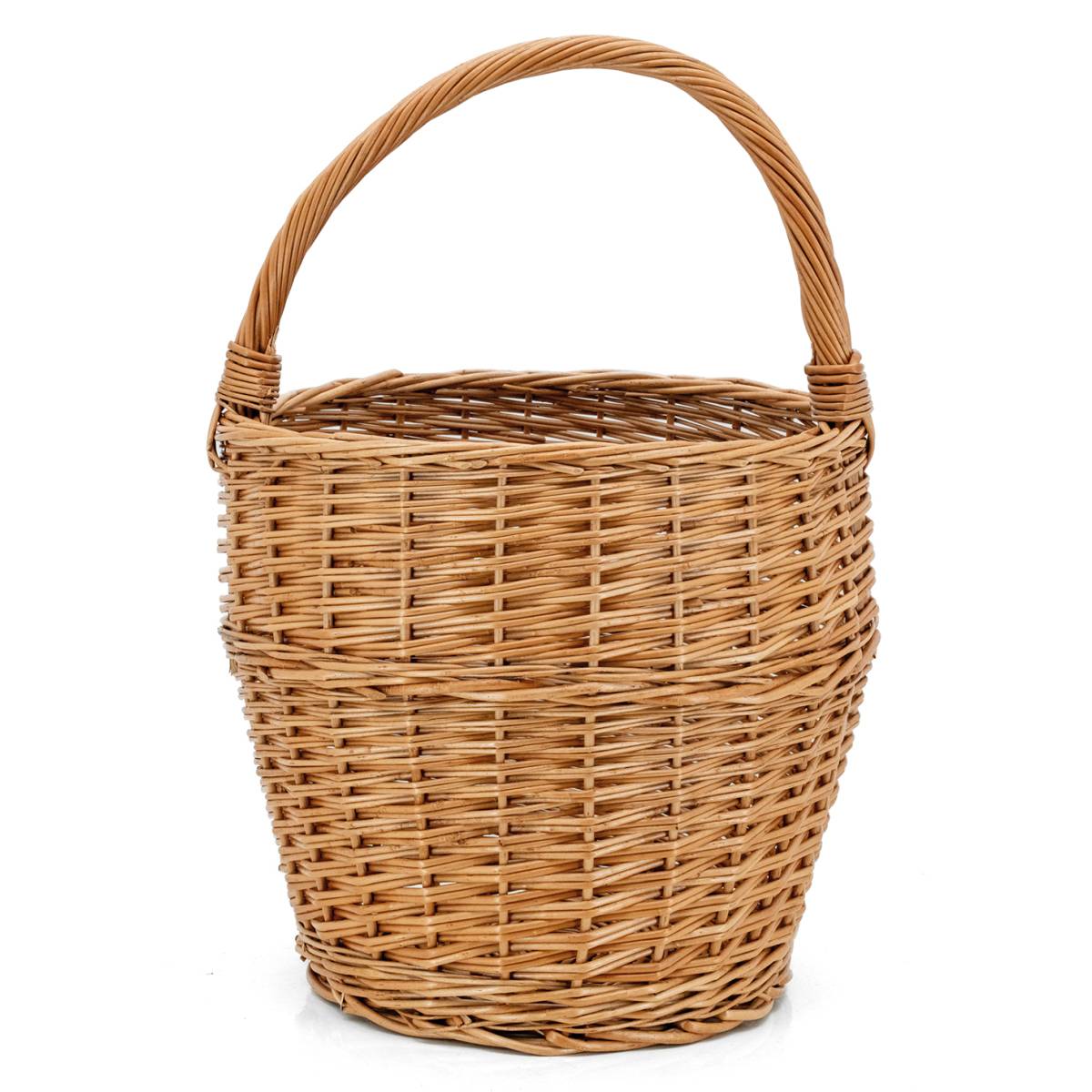 Aubry Gaspard - Panier rond en osier buff 30 cm - Image 1